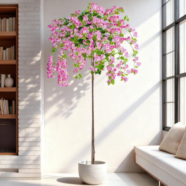 Large Potted Flower Tree for Indoor and Outdoor Floor Decoration